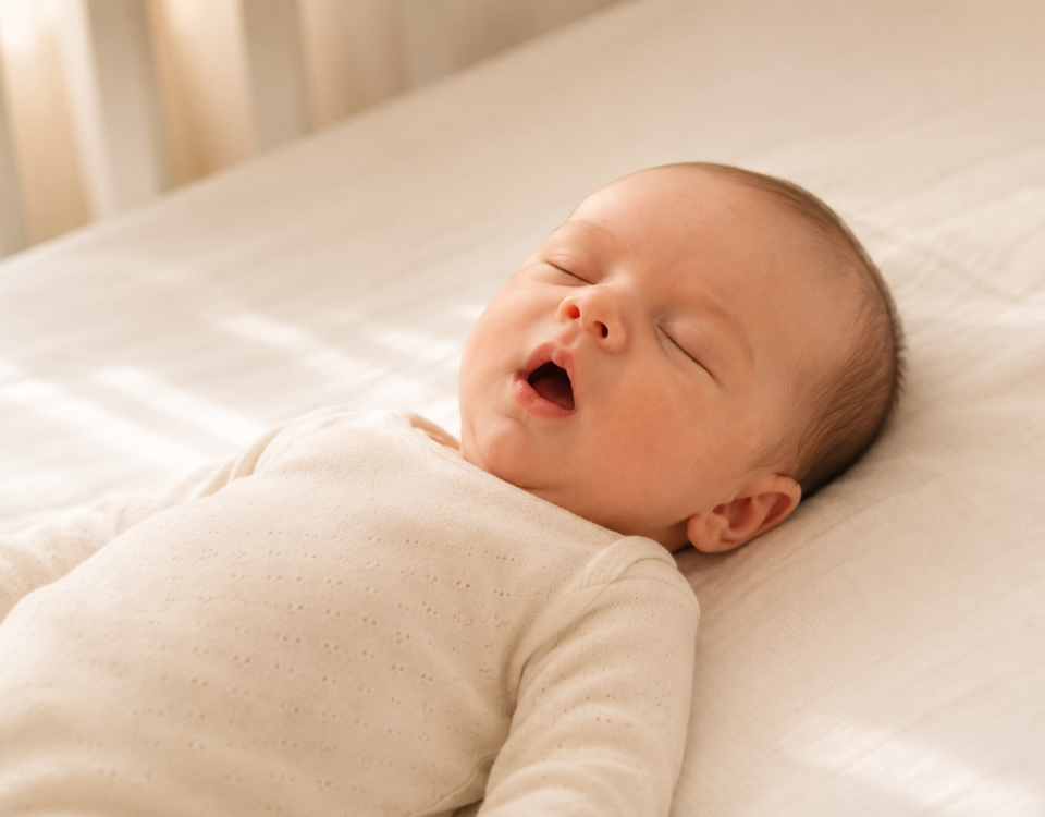 Cute baby sighs in sleep | SafeSleep | Sleep monrong devices