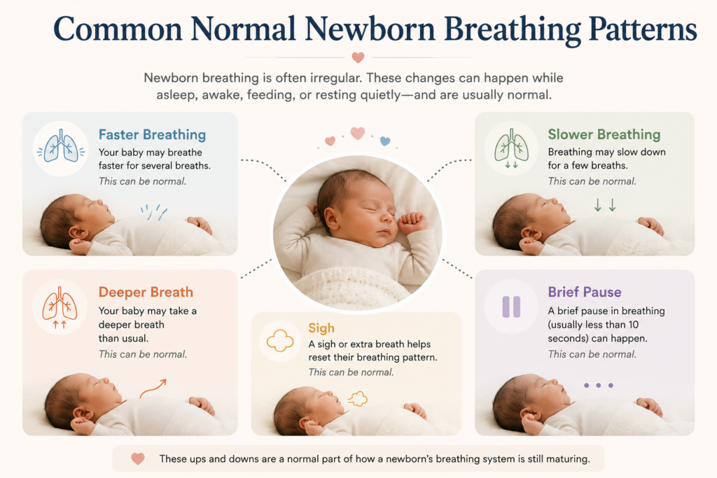 Common Newborn Normal Breathing Patterns | SafeSleep | Baby Sleep Monitoring Devices