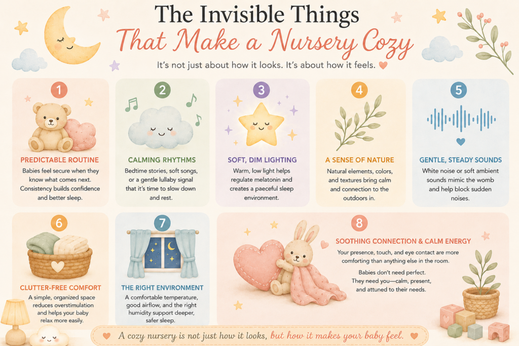 Infographic | Make Nursery Cozy | SafeSleep | Sleep Monitoring Devices